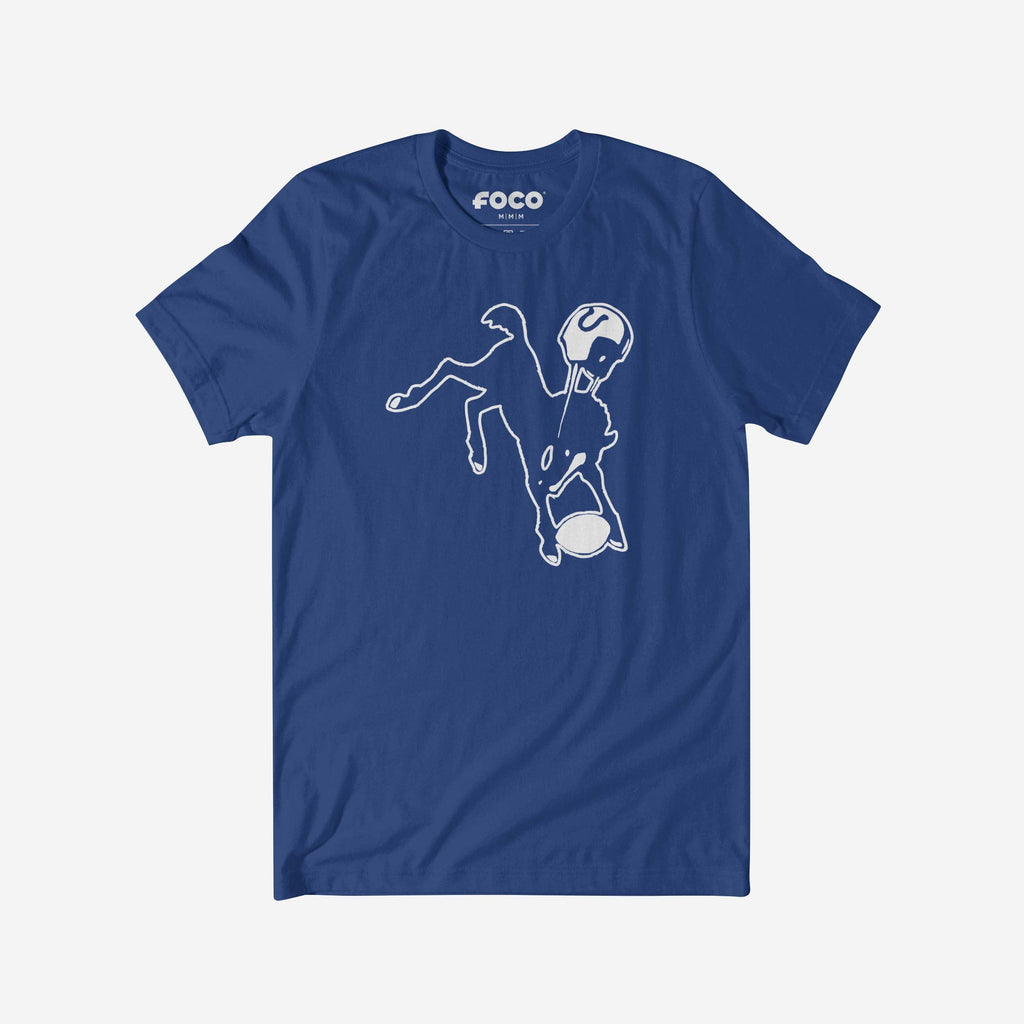 Indianapolis Colts 1961 Retro Logo T-Shirt FOCO True Royal S - FOCO.com