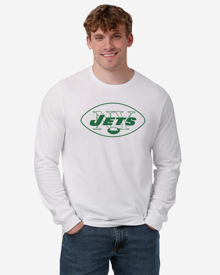 New York Jets 1964 Retro Logo Long Sleeve T-Shirt FOCO - FOCO.com