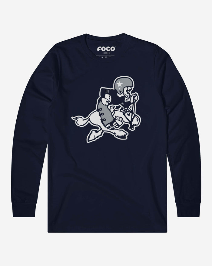 Dallas Cowboys 1966 Retro Logo Long Sleeve T-Shirt FOCO Navy S - FOCO.com
