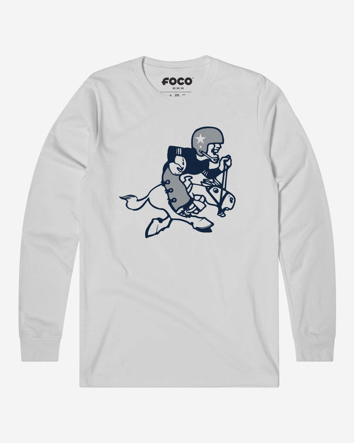 Dallas Cowboys 1966 Retro Logo Long Sleeve T-Shirt FOCO White S - FOCO.com
