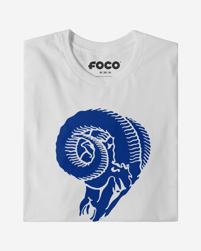 Los Angeles Rams 1966 Retro Logo Long Sleeve T-Shirt FOCO - FOCO.com