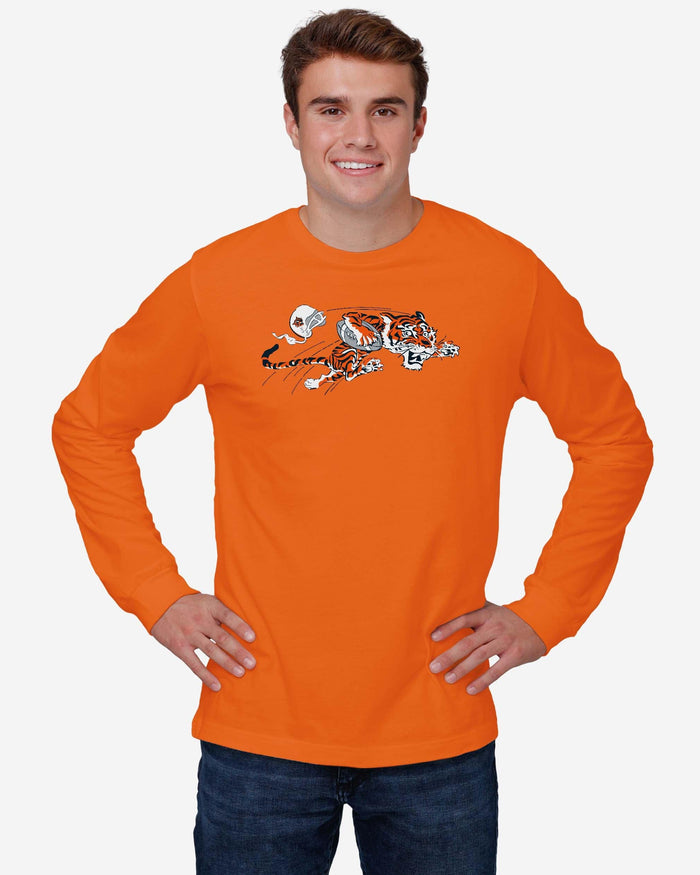 Cincinnati Bengals 1968 Retro Logo Long Sleeve T-Shirt FOCO - FOCO.com