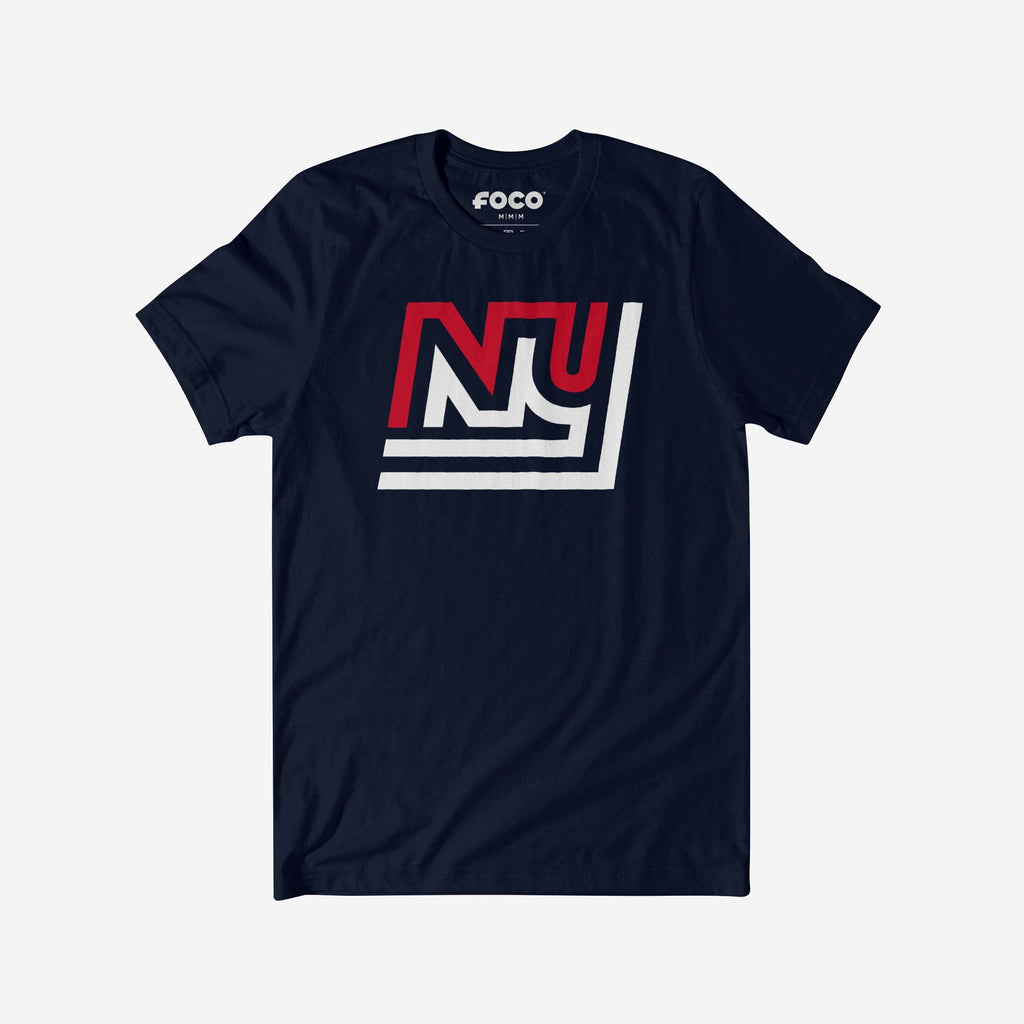 New York Giants 1975 Retro Logo T-Shirt FOCO Navy S - FOCO.com