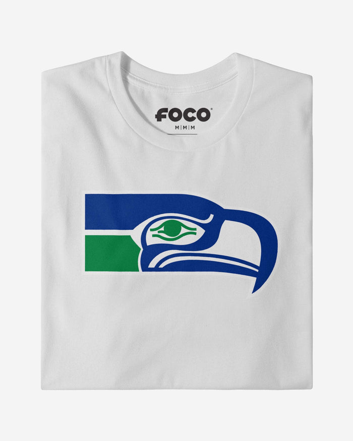 Seattle Seahawks 1976 Retro Logo Long Sleeve T-Shirt FOCO - FOCO.com