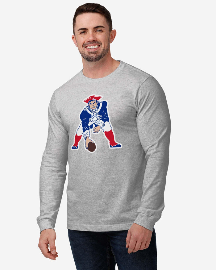 New England Patriots 1979 Retro Logo Long Sleeve T-Shirt FOCO - FOCO.com