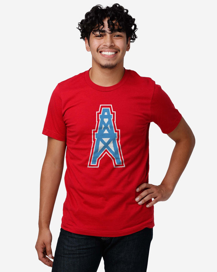 Houston Oilers 1980 Retro Logo T-Shirt FOCO - FOCO.com