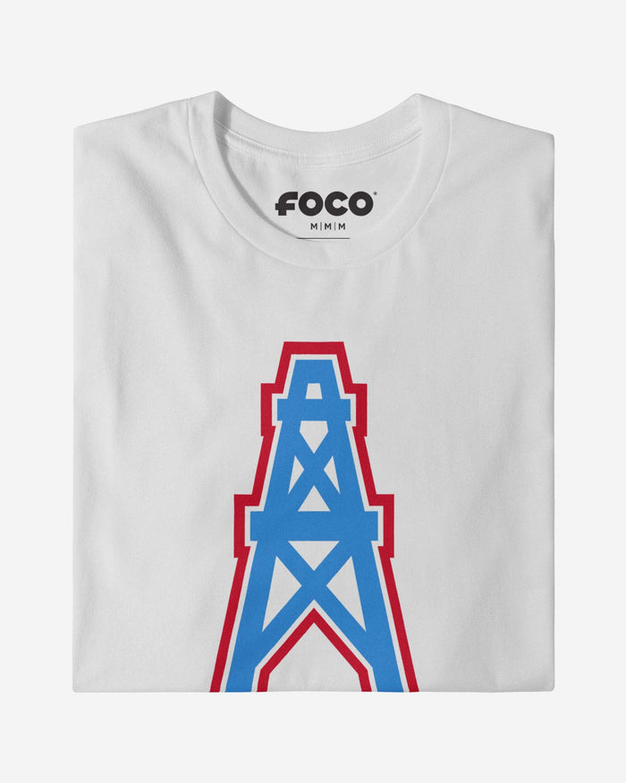 Houston Oilers 1980 Retro Logo T-Shirt FOCO - FOCO.com