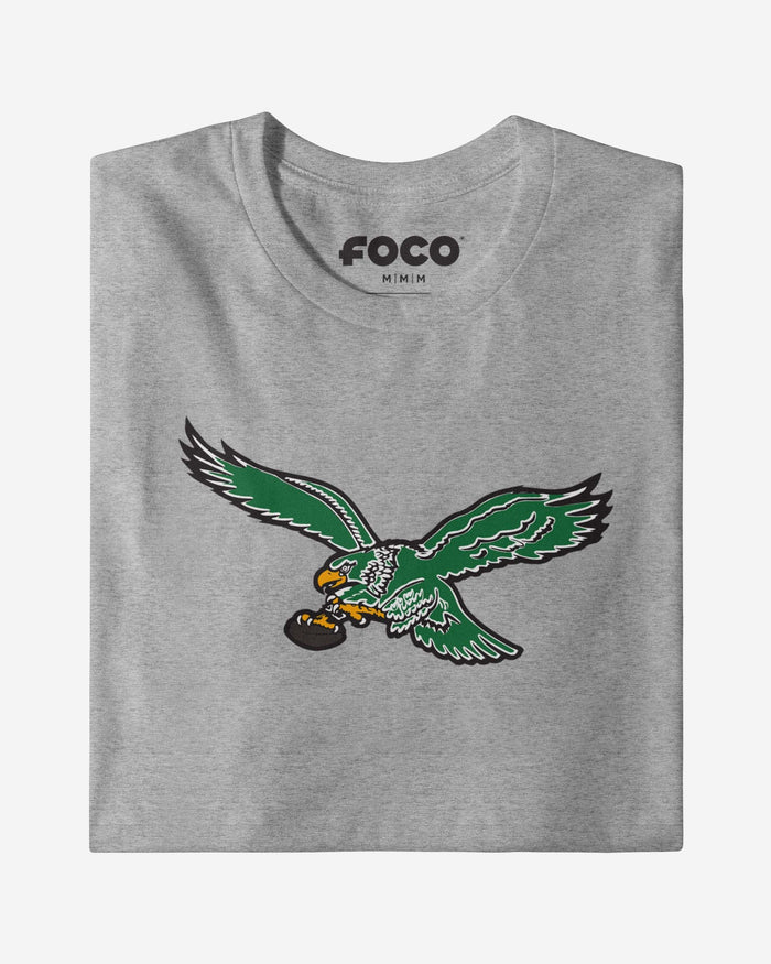 Philadelphia Eagles 1987 Retro Logo Long Sleeve T-Shirt FOCO - FOCO.com