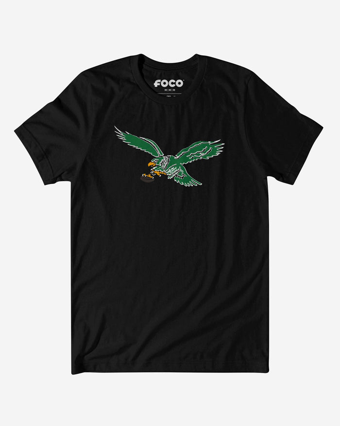 Philadelphia Eagles 1987 Retro Logo T-Shirt FOCO Black S - FOCO.com