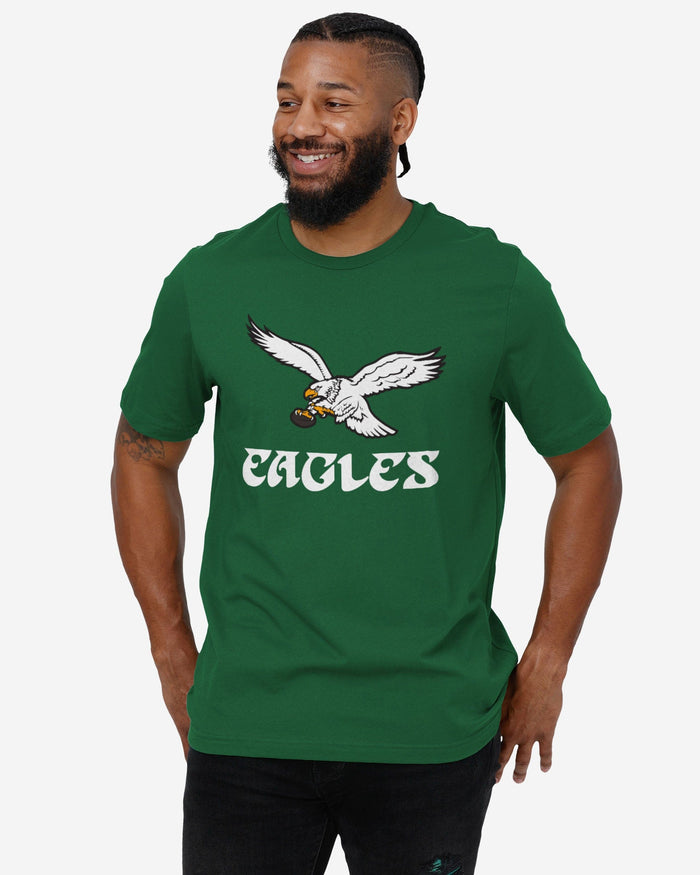 Philadelphia Eagles Retro Logo Lockup T-Shirt FOCO - FOCO.com