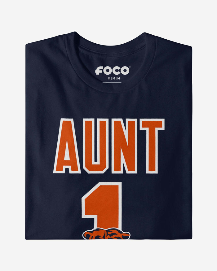 Chicago Bears Number 1 Aunt T-Shirt FOCO - FOCO.com