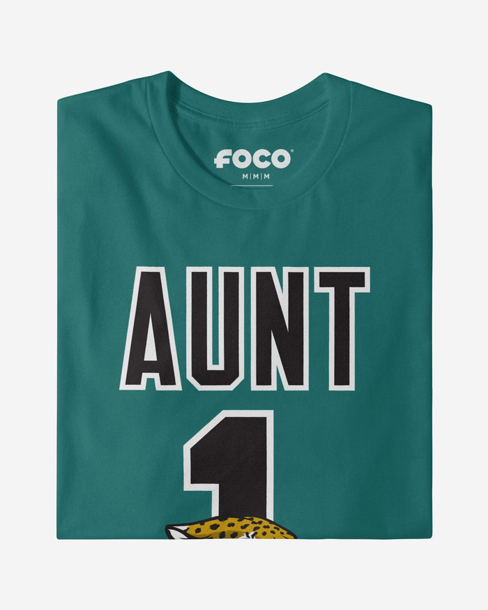 Jacksonville Jaguars Number 1 Aunt T-Shirt FOCO - FOCO.com