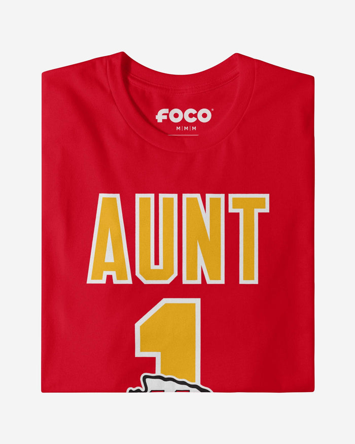 Kansas City Chiefs Number 1 Aunt T-Shirt FOCO - FOCO.com