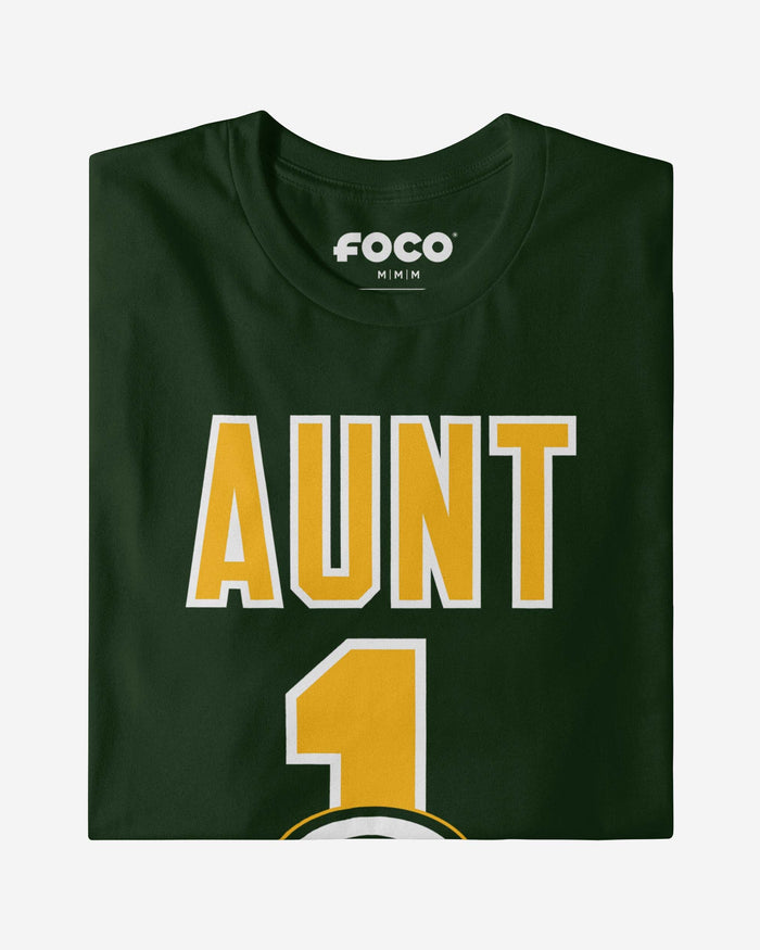 Green Bay Packers Number 1 Aunt T-Shirt FOCO - FOCO.com