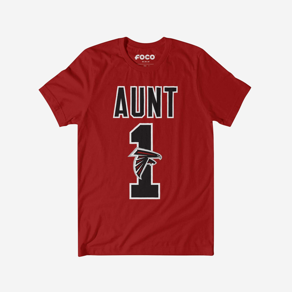 Atlanta Falcons Number 1 Aunt T-Shirt FOCO S - FOCO.com