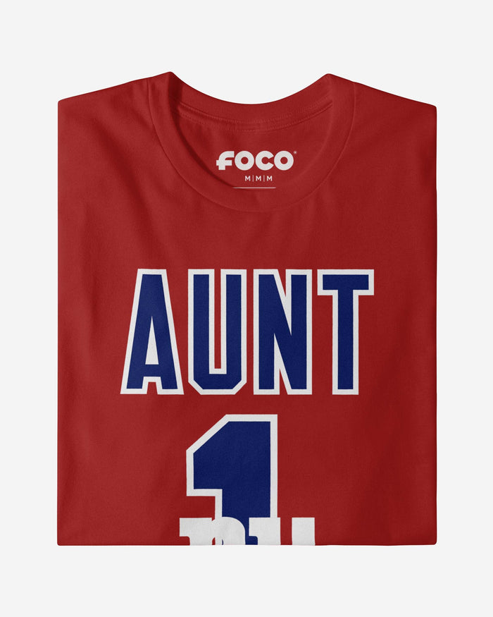 New York Giants Number 1 Aunt T-Shirt FOCO - FOCO.com