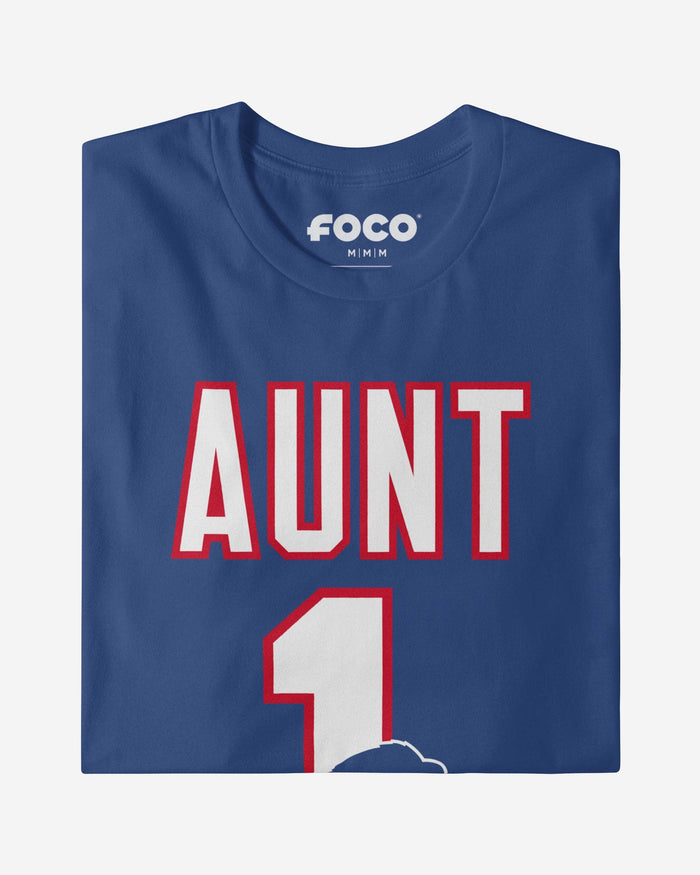 Buffalo Bills Number 1 Aunt T-Shirt FOCO - FOCO.com