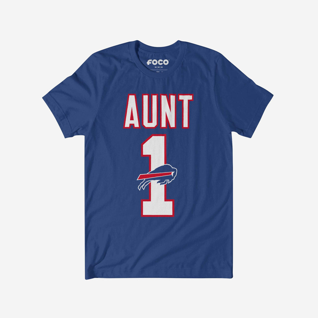Buffalo Bills Number 1 Aunt T-Shirt FOCO S - FOCO.com