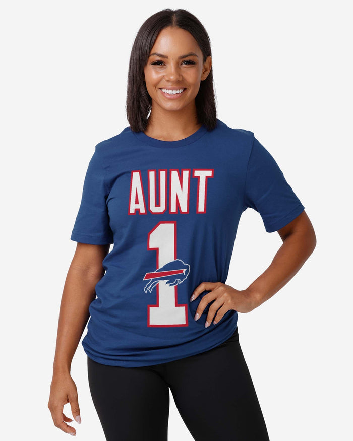 Buffalo Bills Number 1 Aunt T-Shirt FOCO - FOCO.com