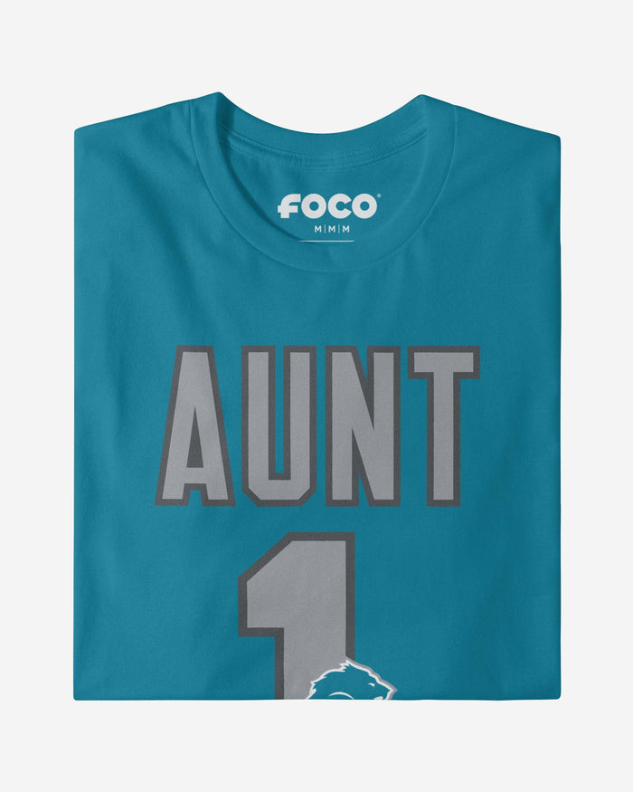 Detroit Lions Number 1 Aunt T-Shirt FOCO - FOCO.com
