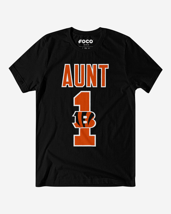 Cincinnati Bengals Number 1 Aunt T-Shirt FOCO S - FOCO.com