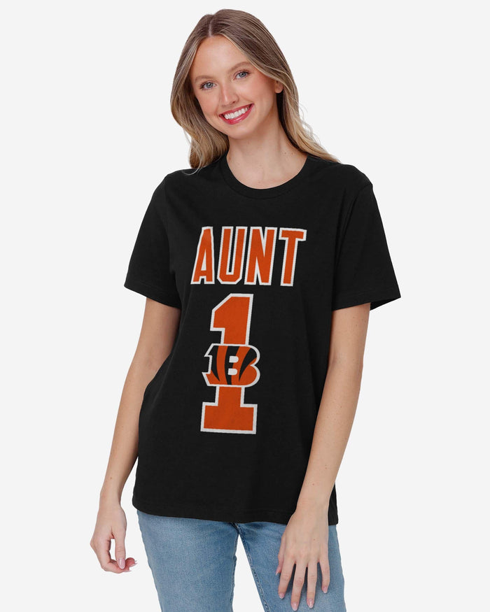 Cincinnati Bengals Number 1 Aunt T-Shirt FOCO - FOCO.com