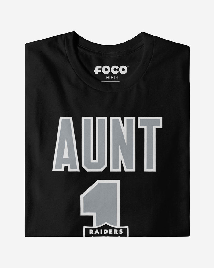 Las Vegas Raiders Number 1 Aunt T-Shirt FOCO - FOCO.com