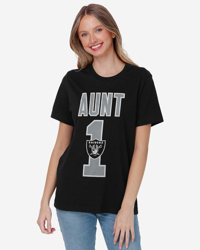 Las Vegas Raiders Number 1 Aunt T-Shirt FOCO - FOCO.com