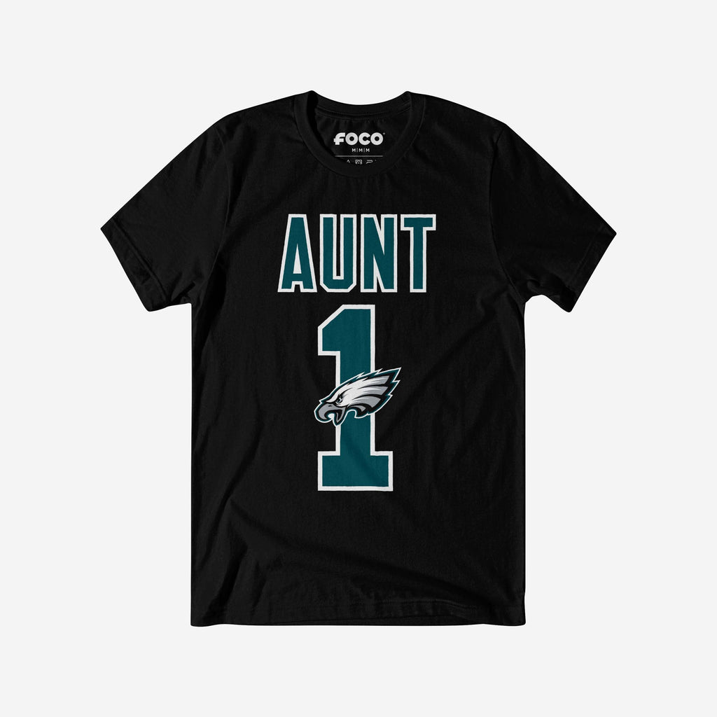 Philadelphia Eagles Number 1 Aunt T-Shirt FOCO S - FOCO.com