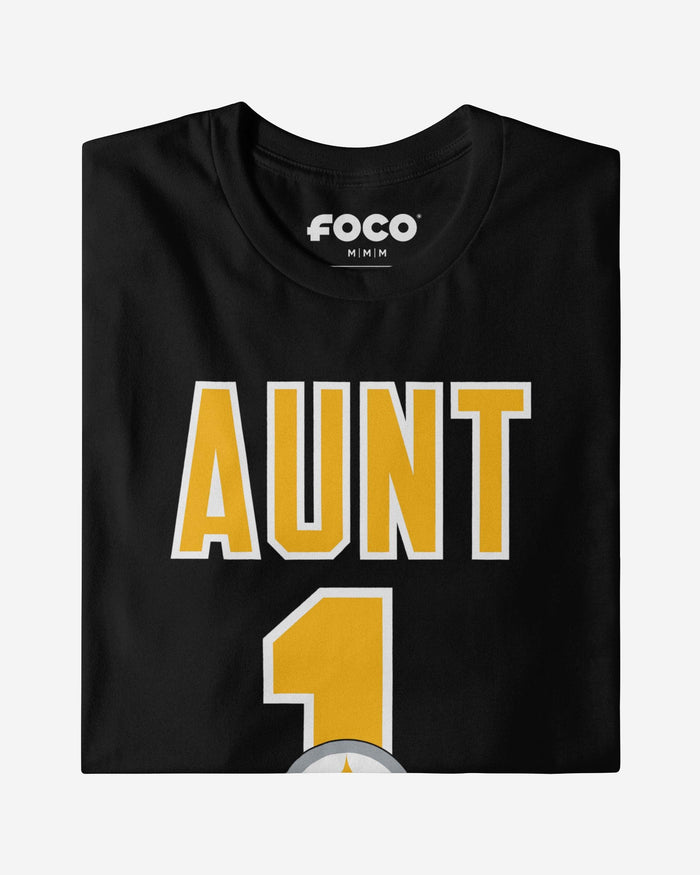 Pittsburgh Steelers Number 1 Aunt T-Shirt FOCO - FOCO.com