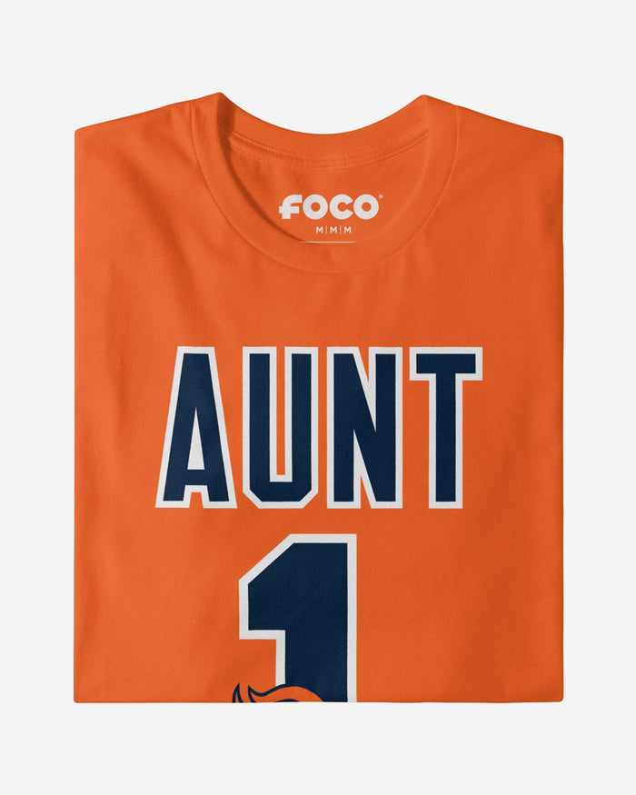 Denver Broncos Number 1 Aunt T-Shirt FOCO - FOCO.com