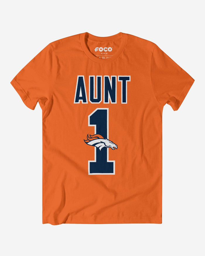 Denver Broncos Number 1 Aunt T-Shirt FOCO S - FOCO.com