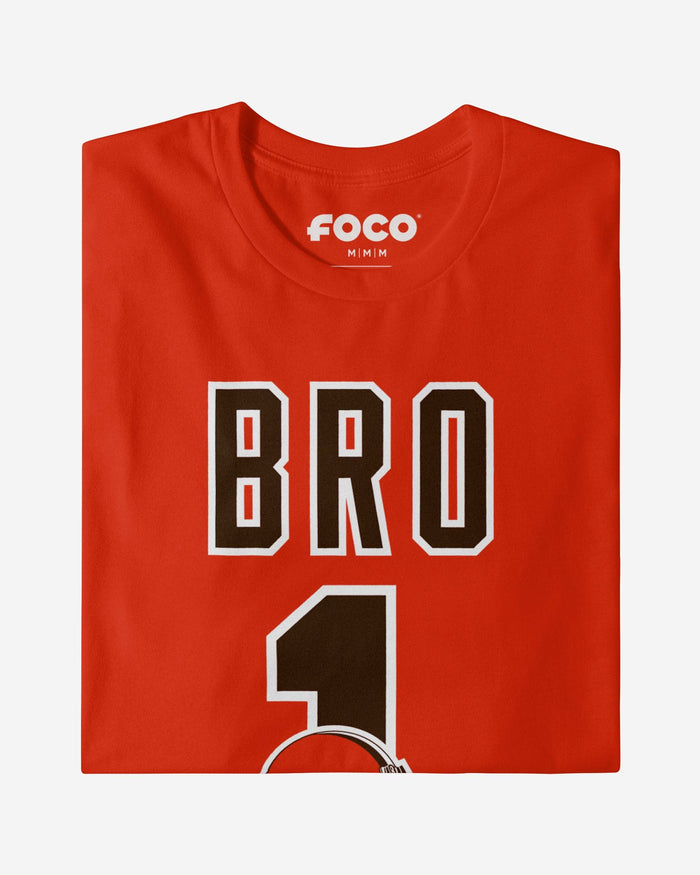 Cleveland Browns Number 1 Bro T-Shirt FOCO - FOCO.com