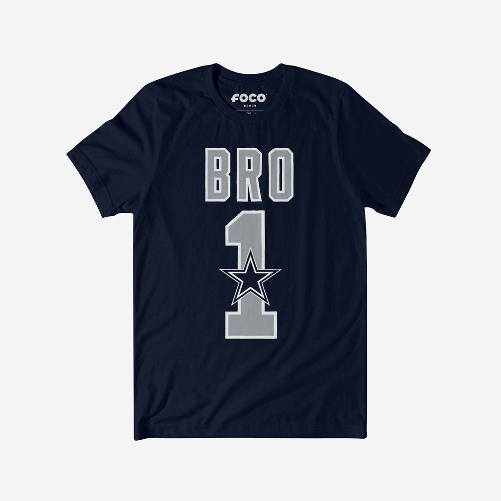 Dallas Cowboys Number 1 Bro T-Shirt FOCO S - FOCO.com