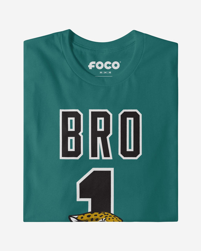 Jacksonville Jaguars Number 1 Bro T-Shirt FOCO - FOCO.com