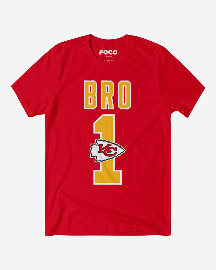 Kansas City Chiefs Number 1 Bro T-Shirt FOCO S - FOCO.com