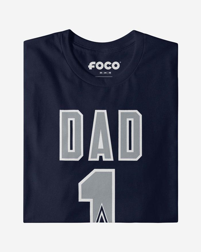 Dallas Cowboys Number 1 Dad T-Shirt FOCO - FOCO.com