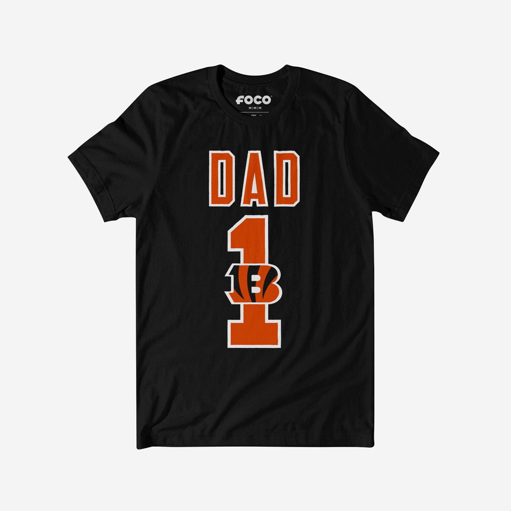 Cincinnati Bengals Number 1 Dad T-Shirt FOCO S - FOCO.com