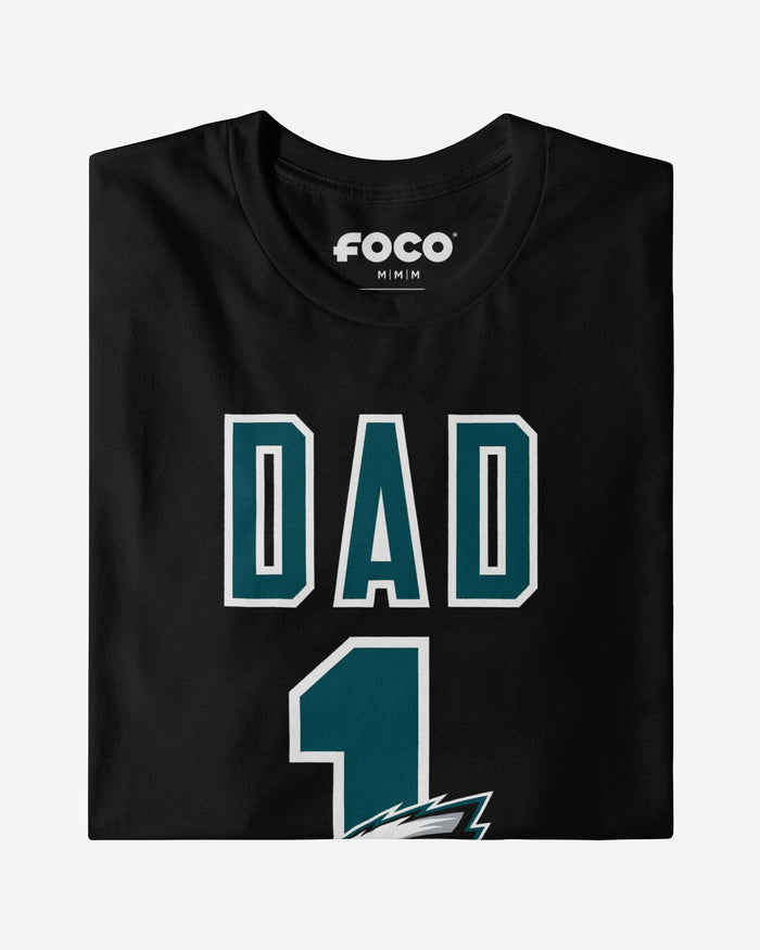 Philadelphia Eagles Number 1 Dad T-Shirt FOCO - FOCO.com