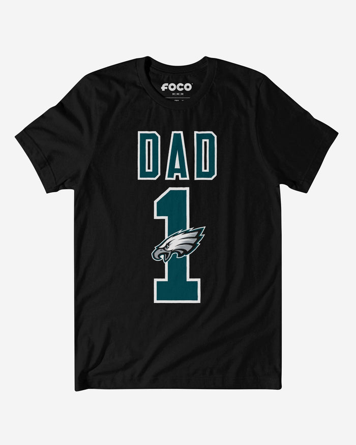 Philadelphia Eagles Number 1 Dad T-Shirt FOCO S - FOCO.com
