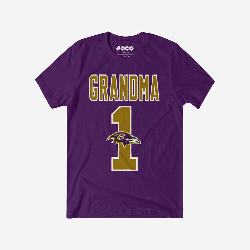 Baltimore Ravens Number 1 Grandma T-Shirt FOCO S - FOCO.com