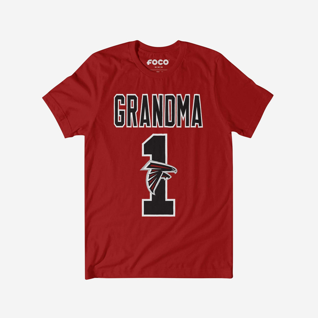 Atlanta Falcons Number 1 Grandma T-Shirt FOCO S - FOCO.com