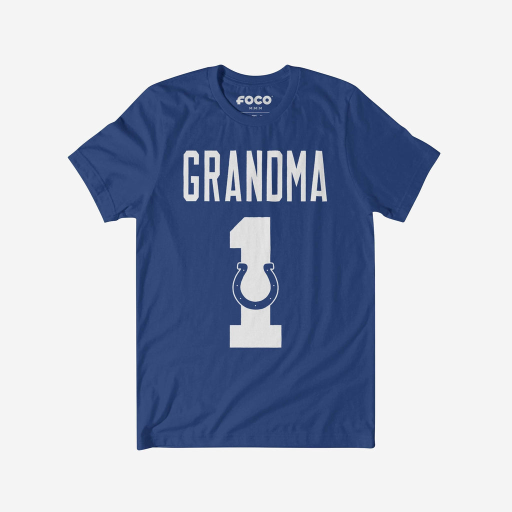 Indianapolis Colts Number 1 Grandma T-Shirt FOCO S - FOCO.com