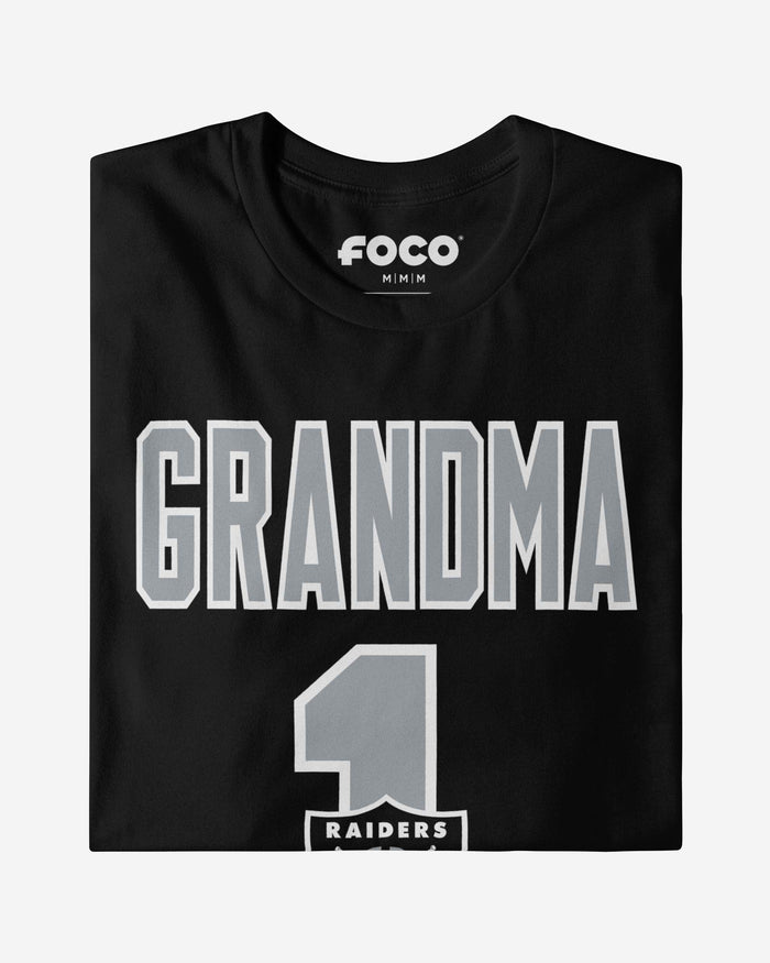 Las Vegas Raiders Number 1 Grandma T-Shirt FOCO - FOCO.com