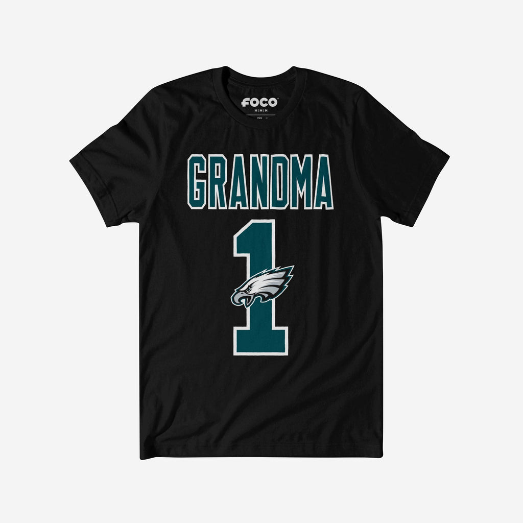 Philadelphia Eagles Number 1 Grandma T-Shirt FOCO S - FOCO.com