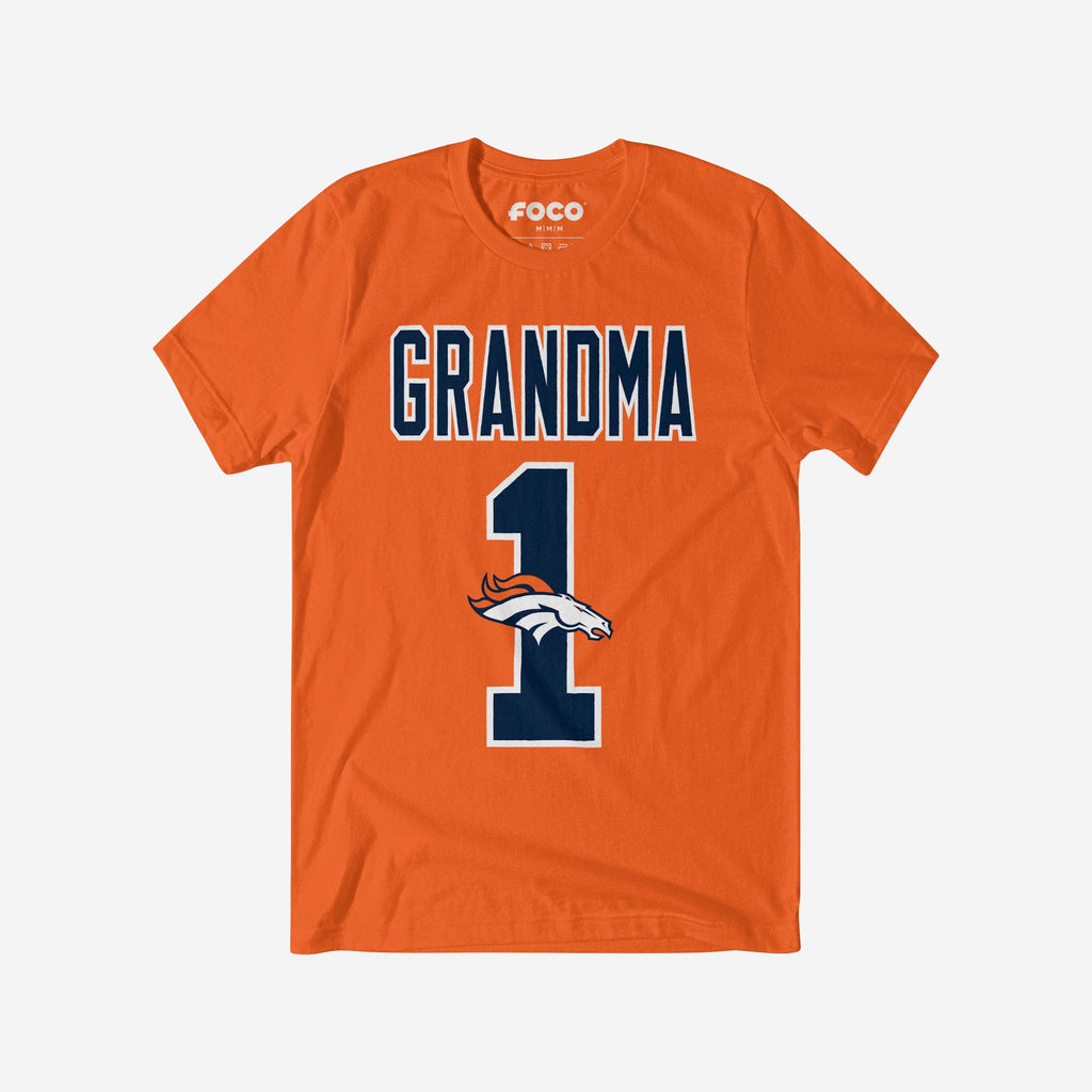 Denver Broncos Number 1 Grandma T-Shirt FOCO S - FOCO.com