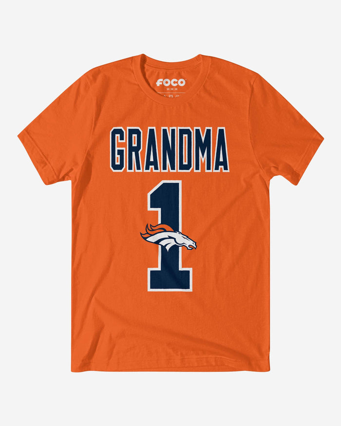 Denver Broncos Number 1 Grandma T-Shirt FOCO S - FOCO.com