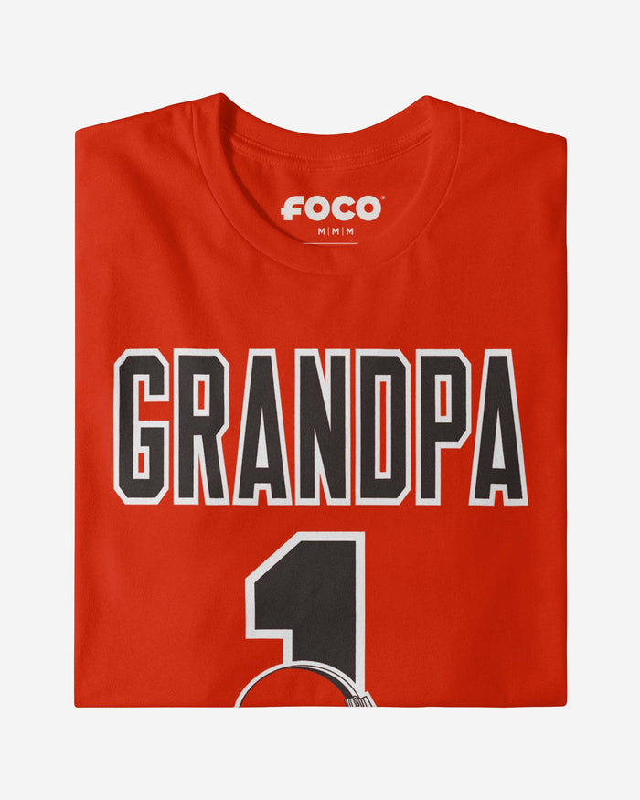 Cleveland Browns Number 1 Grandpa T-Shirt FOCO - FOCO.com