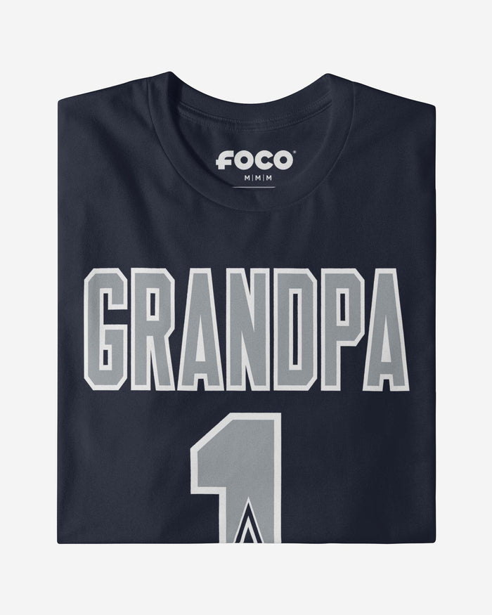 Dallas Cowboys Number 1 Grandpa T-Shirt FOCO - FOCO.com