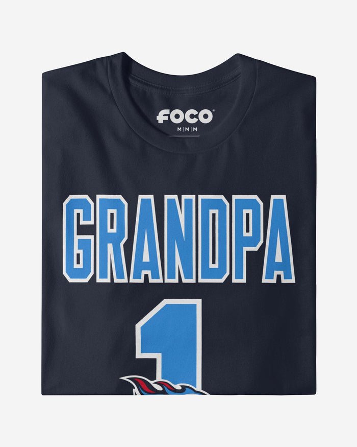 Tennessee Titans Number 1 Grandpa T-Shirt FOCO - FOCO.com